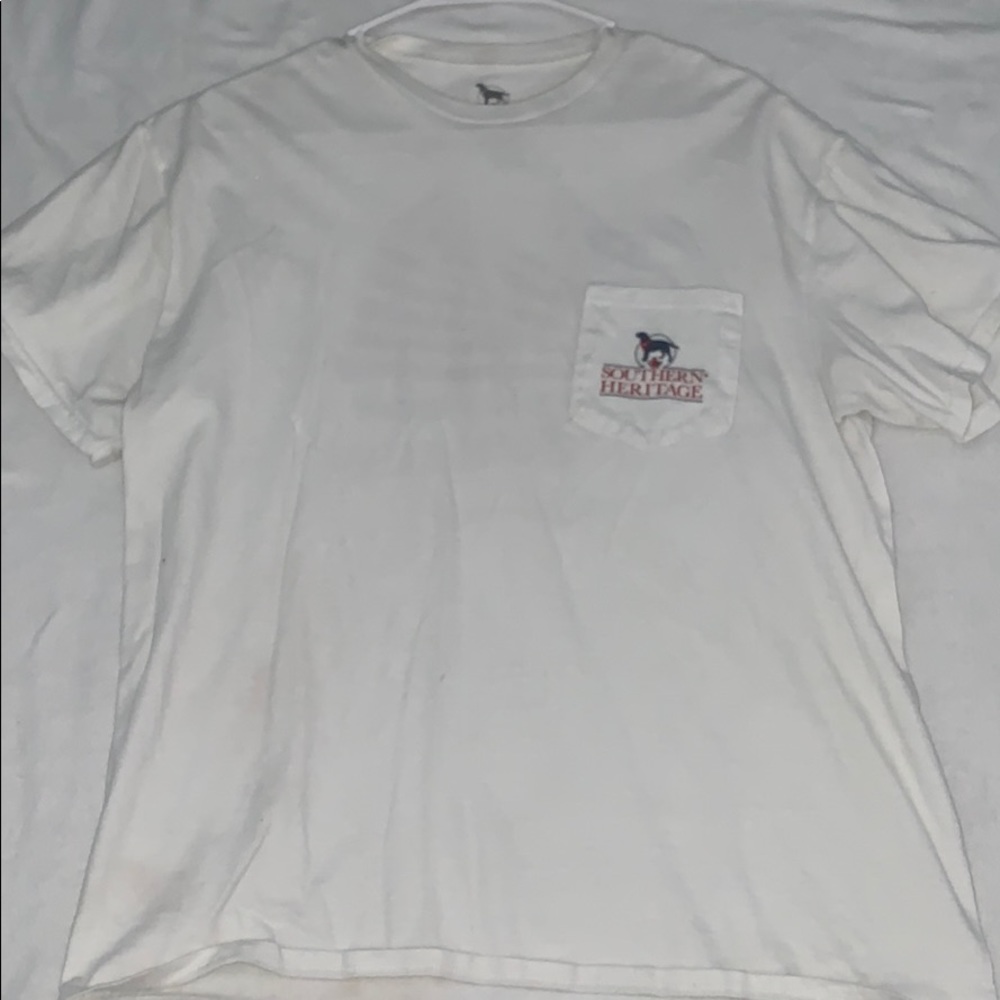 White Preppy style t-shirt